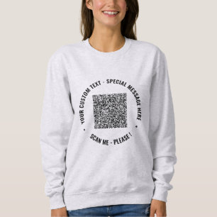 Modèle de Sweatshirt de texte personnalisé pour vo