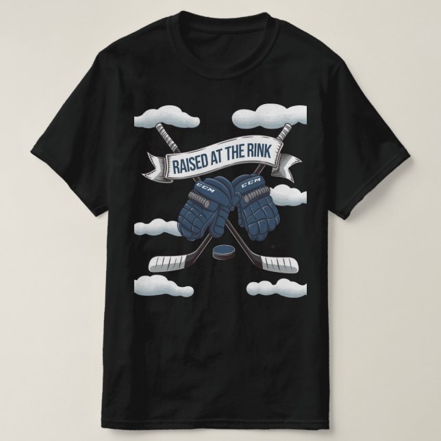 Modèle de t-shirt sport de hockey sur glace (Design devant)