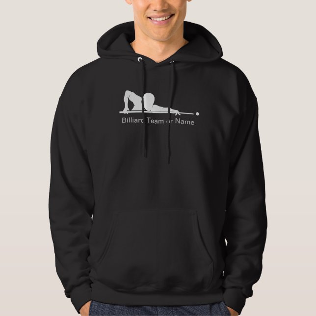 Modèle de T-shirts pour salle de billard d'équipe  (Devant)