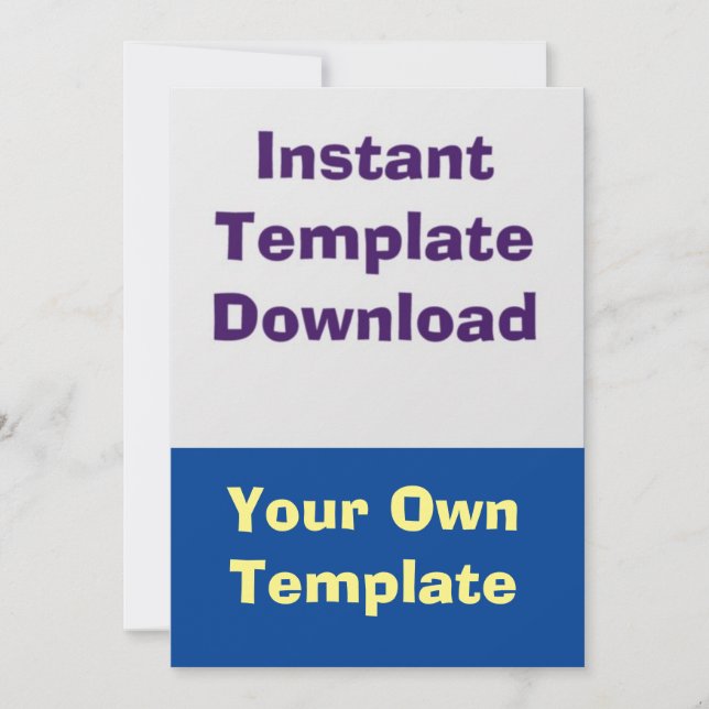 Modèle de téléchargement instantané de la carte ma (Devant)