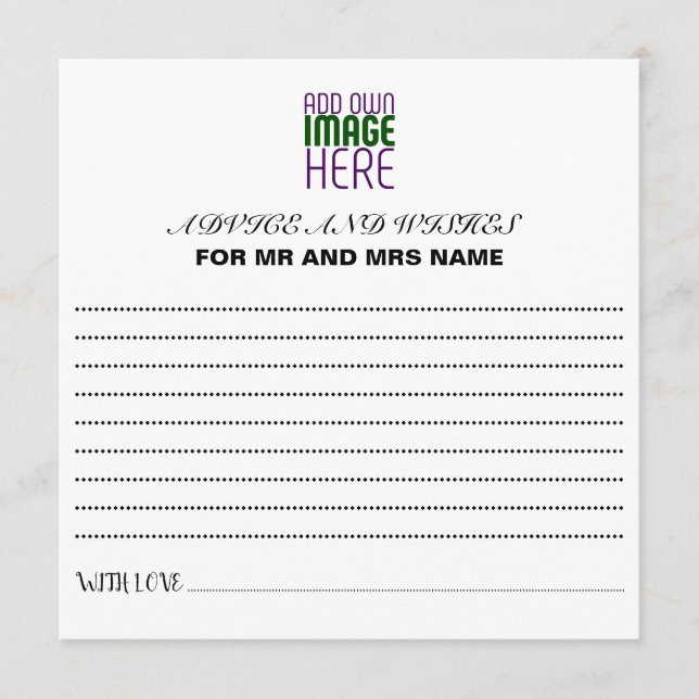 MODÈLE DE TEXTE D'IMAGE BLANCHE SIMPLE MODERNE (Devant)