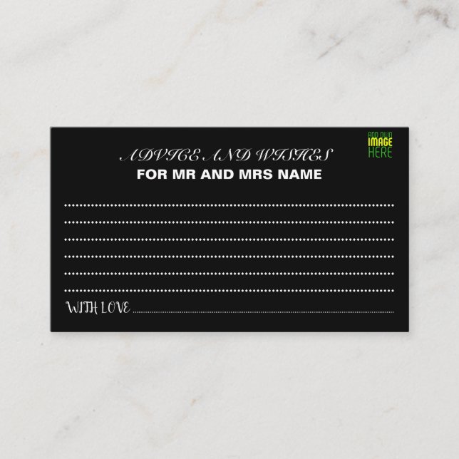 MODÈLE DE TEXTE D'IMAGE NOIRE SIMPLE ET MODERNE (Devant)