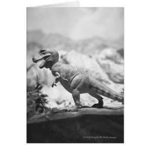 Modèle de tyrannosaurus rex B&W