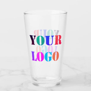 Modèle de verre promotionnel pour entreprise avec