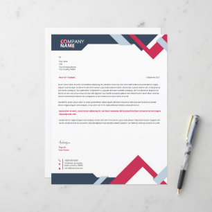 Modèle d'en-tête de lettre commerciale