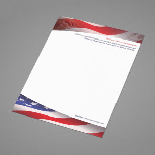 Modèle d'en-tête de lettre de notaire public USA