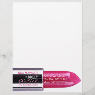 Modèle D'en-tête De Lettre Maquillage en-tête