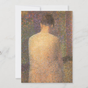 Modèle Derrière Georges Seurat, Art Vintage