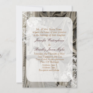Modèle des invitations de mariage de l'église