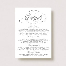 Modèle détail Mariage Chic Faux Silver Foil