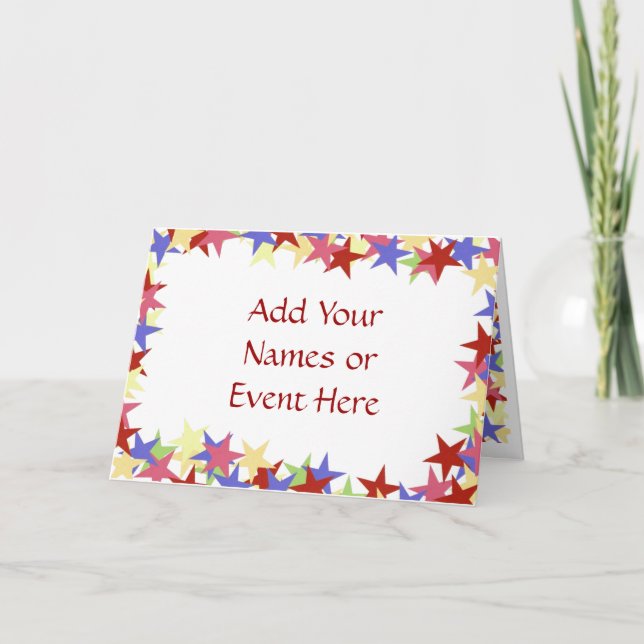 Modèle d'invitation de fête (Devant)