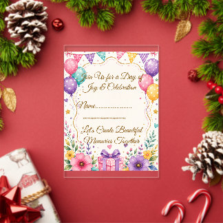 Modèle d'invitation de fête élégant