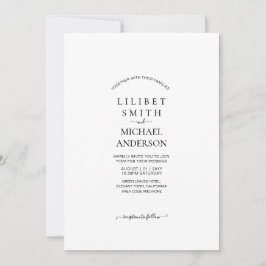 Modèle D'INVITATION DE MARIAGE PERSONNALISÉ - AJOU
