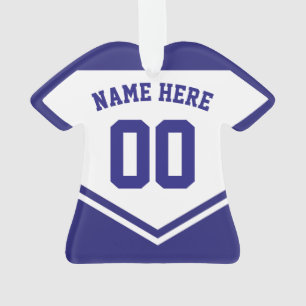 Modèle d'ornement de nombre de nom de chemise du