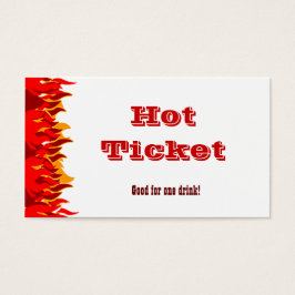 Modèle du bon Hot Ticket Red Flames