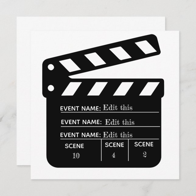 Modèle du carton vidéo Customisé imprimable (Devant / Derrière)