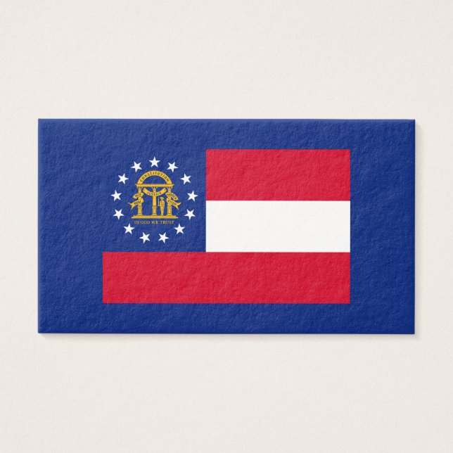 Modèle du drapeau de l'État de Géorgie (Devant)