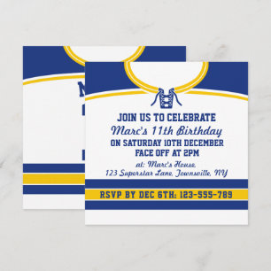 Modèle du Hockey Jersey pour Invitations du parti 