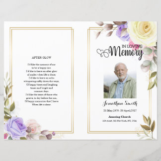 Modèle du programme funéraire floral