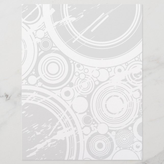 Modèle du prospectus : Cercles de Grunge : Art vec (Devant)