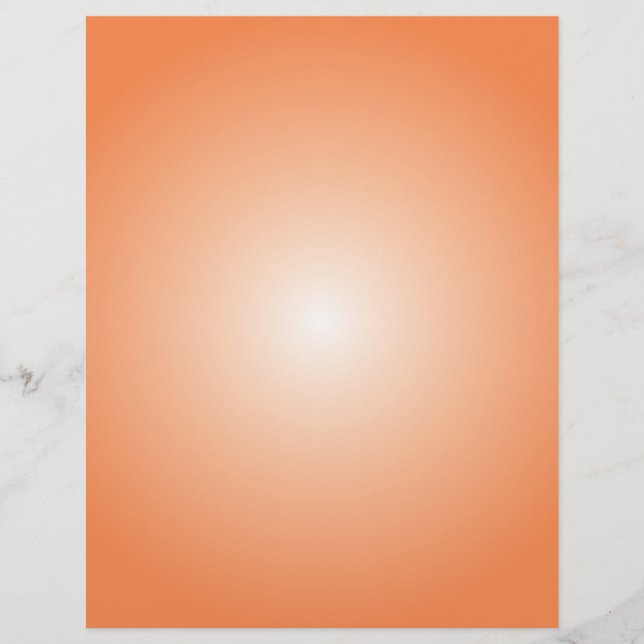 Modèle du prospectus : Dégradé radial : orange (Devant)