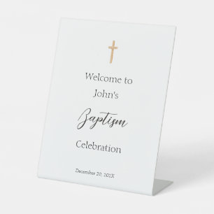Modèle du signe du baptême
