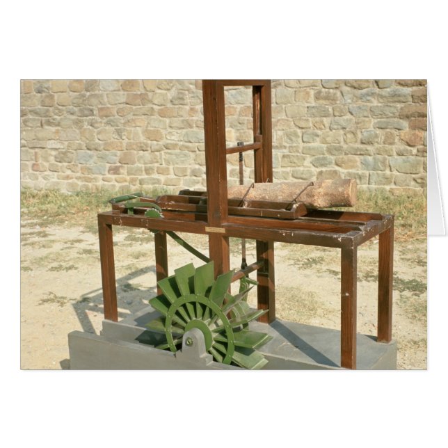 Modèle d'une scie hydraulique (Devant horizontal)