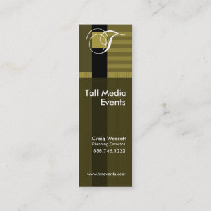 Modèle élégant à la mode de carte de profil de