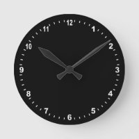 Modèle Élégant - Créez votre propre horloge / pers