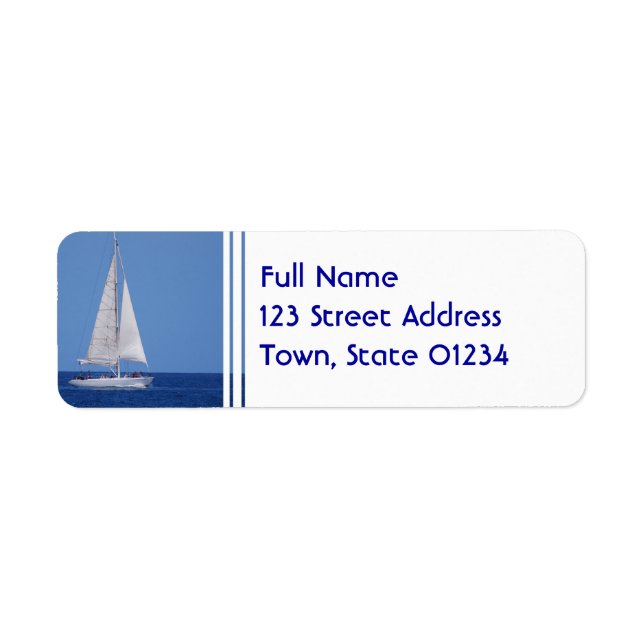 Modèle Étiquette de courrier 1 - Customisé (Devant)