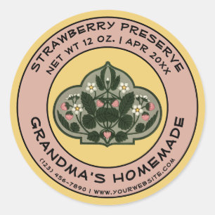 Modèle Étiquette vintage fait maison