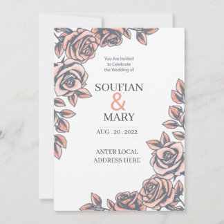 modèle faire-part de mariage