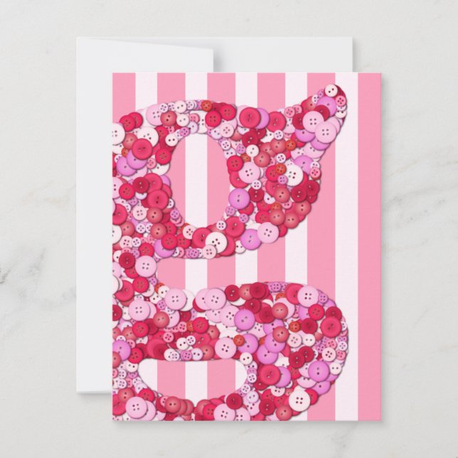 Modèle Faire-part pour fille bébé (Devant)