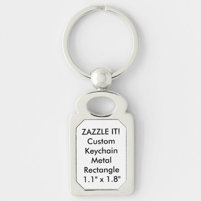 Modèle fait sur commande de blanc de porte-clés de (Devant)