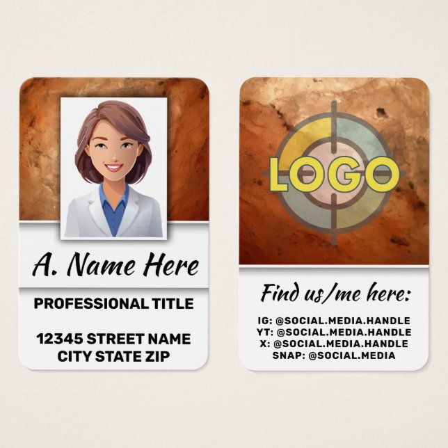 Modèle Faux Stone pour Spa & Esthétique (Devant & derrière)