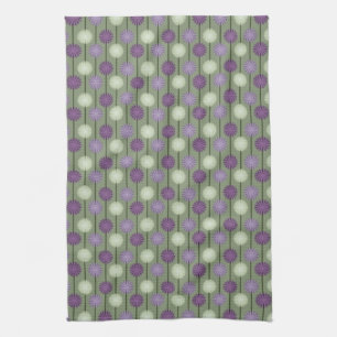 Modèle Floral Allium Serviette de cuisine