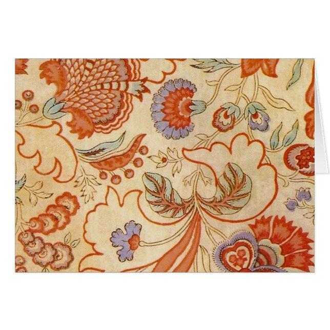 Modèle floral antique de Chintz Paisley (Devant horizontal)