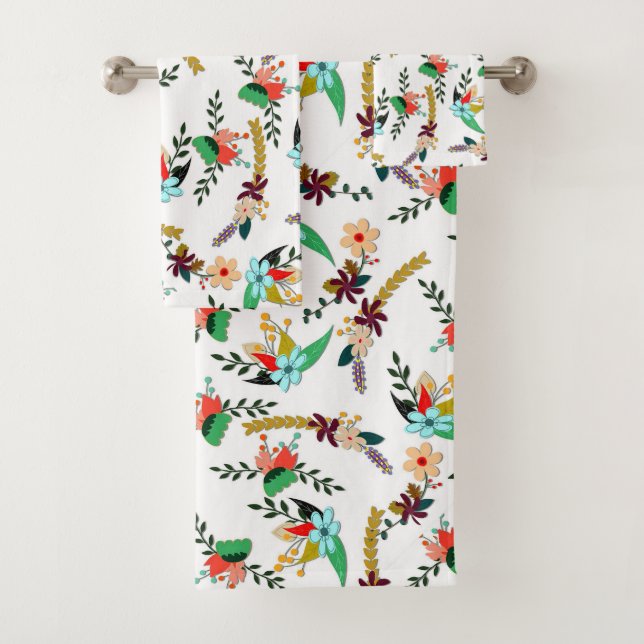 Modèle floral clair simple (En situation)