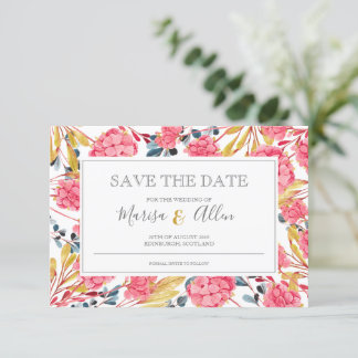 Modèle floral rose clair