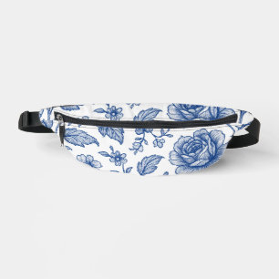 Modèle Floral Royal Bleu Rose