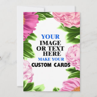 Modèle floral vert rose, créez le vôtre