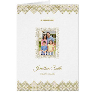 Modèle funéraire imprimable