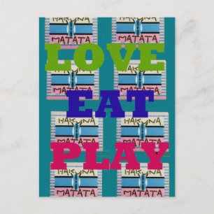 Modèle horizontal carte postale