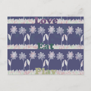 Modèle horizontal carte postale