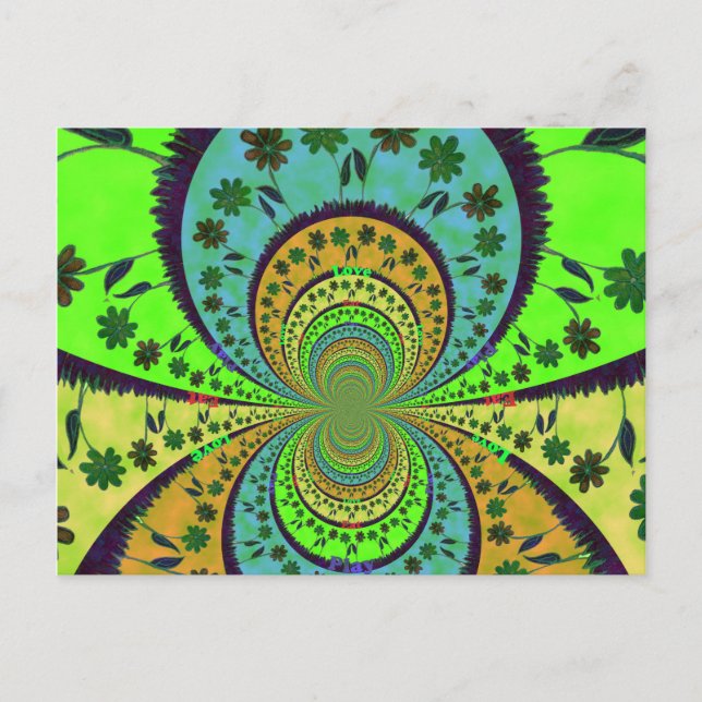 Modèle horizontal carte postale (Devant)