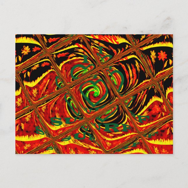 Modèle horizontal carte postale (Devant)