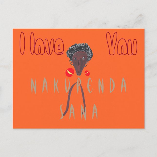 Modèle horizontal carte postale (Devant)