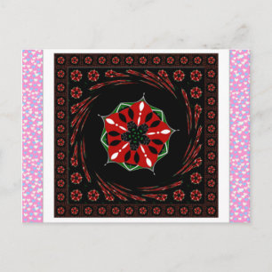 Modèle horizontal carte postale