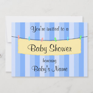 modèle Invitation baby shower