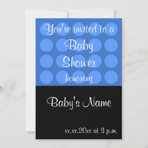 Modèle Invitation baby shower - Pour Homme
